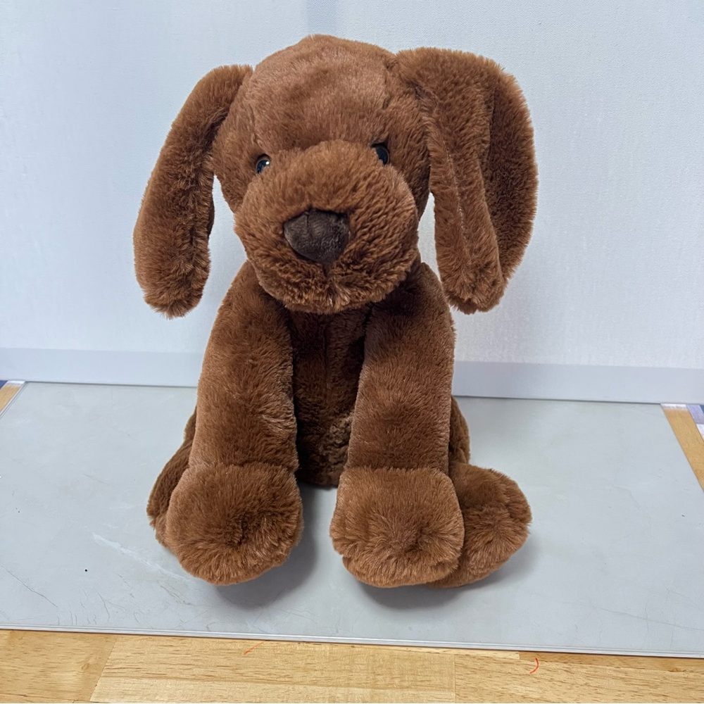 Animal Adventure Brown Plush Dog Stuffed Animal Chocolate Lab 12”